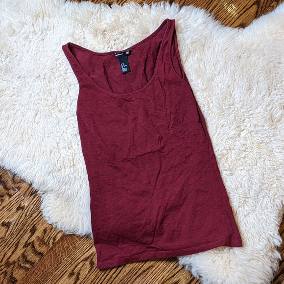 Dark Red Tank Top - Picture 1 of 2